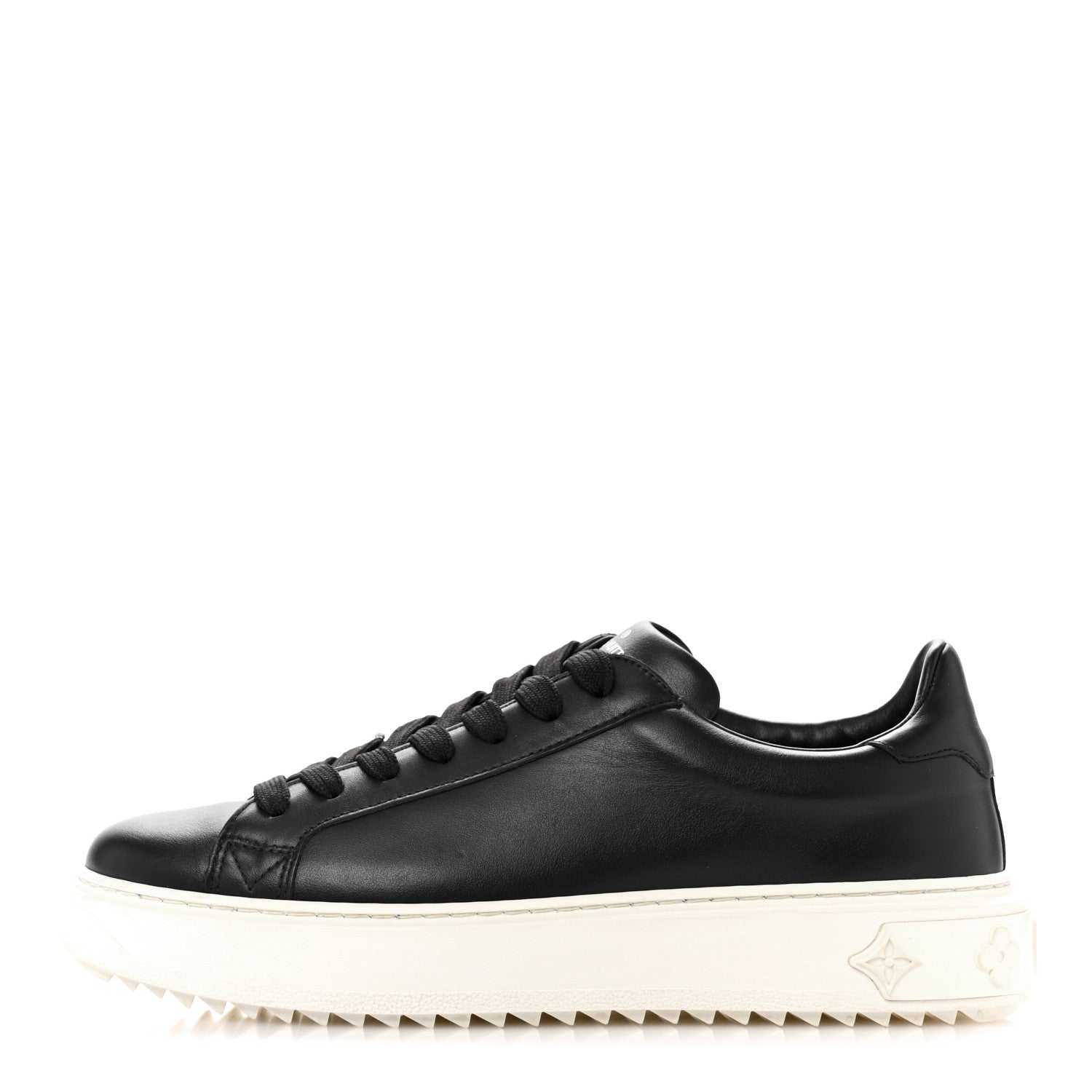 Louis Vuitton Calfskin Time Out Sneakers 39 Black 1 of 12