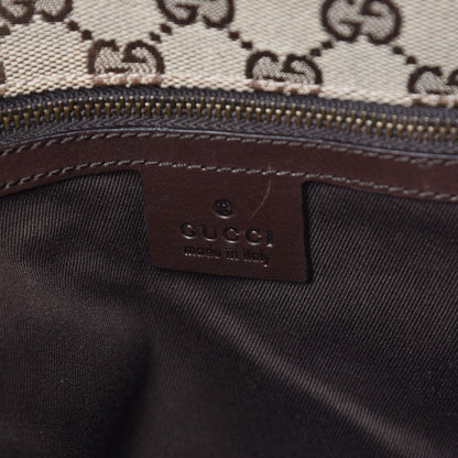 Gucci Monogram Woven Shoulder Bag Brown 7 of 18