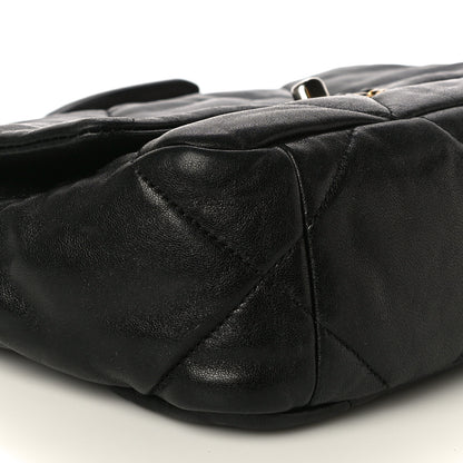 Chanel Lambskin Quilted Medium Chanel 19 Flap Black 10 of 15