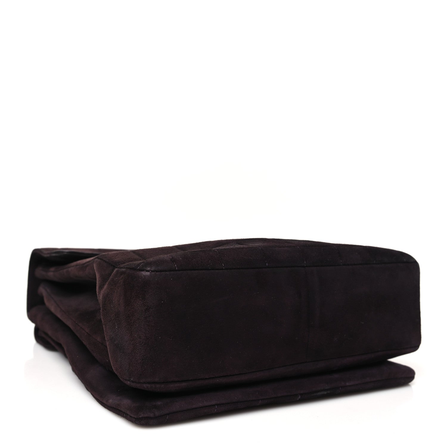 Chanel Suede Chocolate Bar Mademoiselle Shoulder Bag Brown 4 of 12