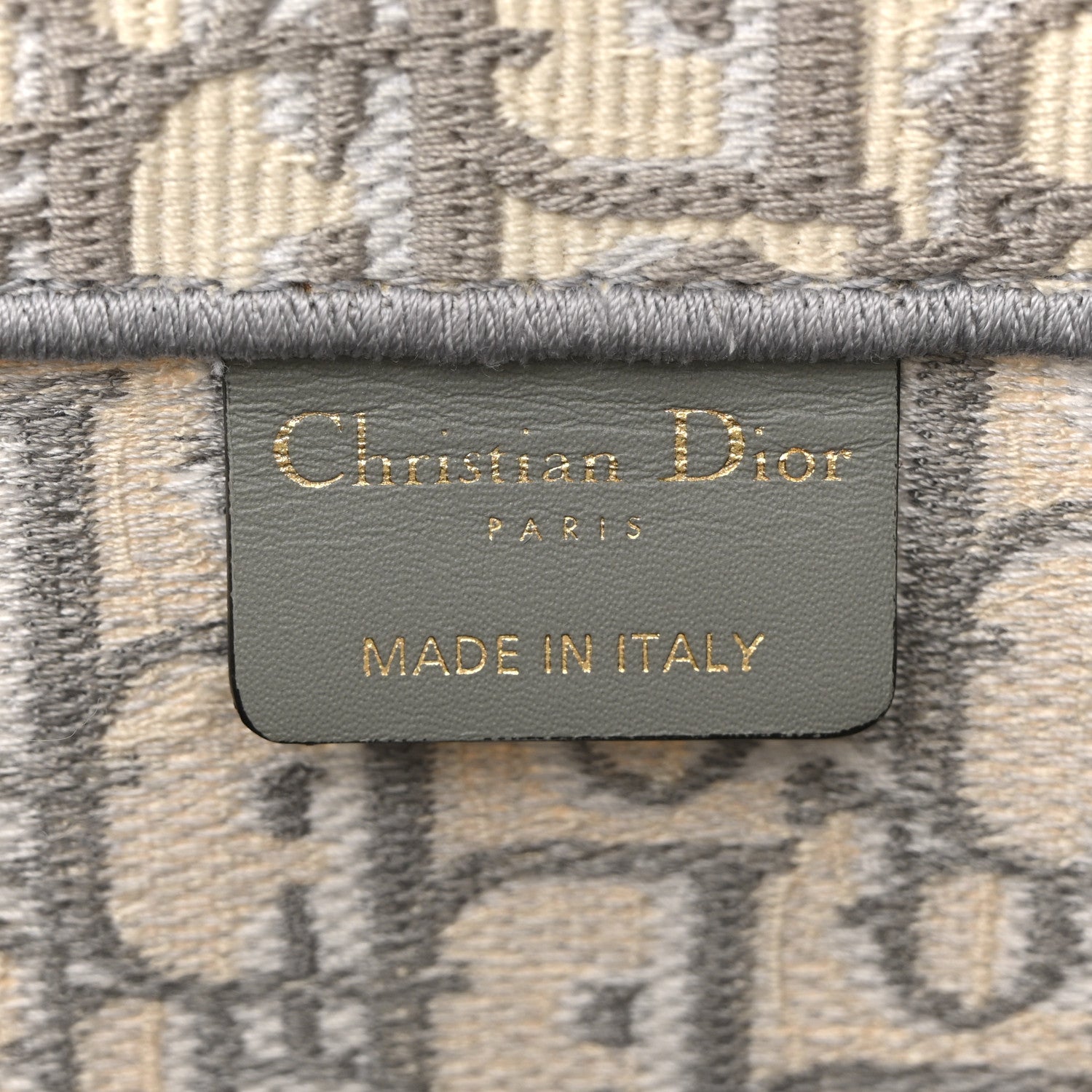 Christian Dior Oblique Medium Book Tote Grey 6 of 14