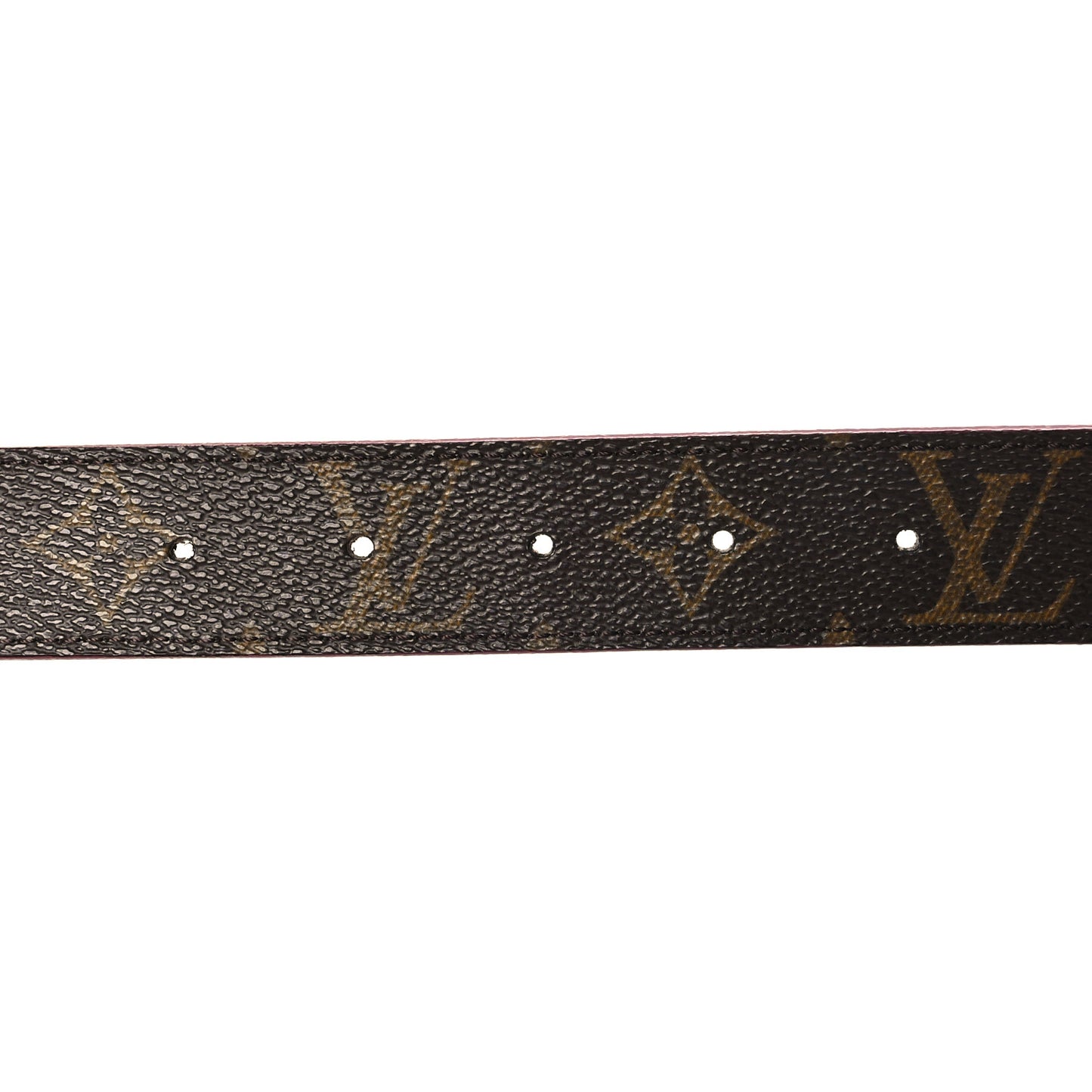 Monogram Calfskin 30mm LV Initiales Reversible Belt 80 32 Fuchsia