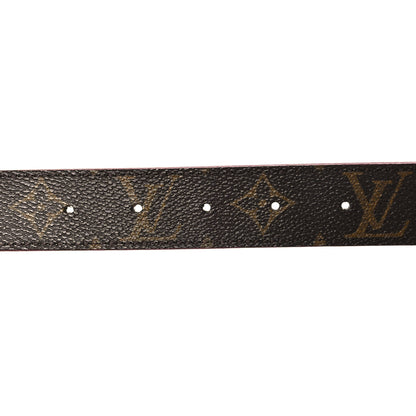 Louis Vuitton Monogram Calfskin 30mm LV Initiales Reversible Belt 80 32 Fuchsia 3 of 5