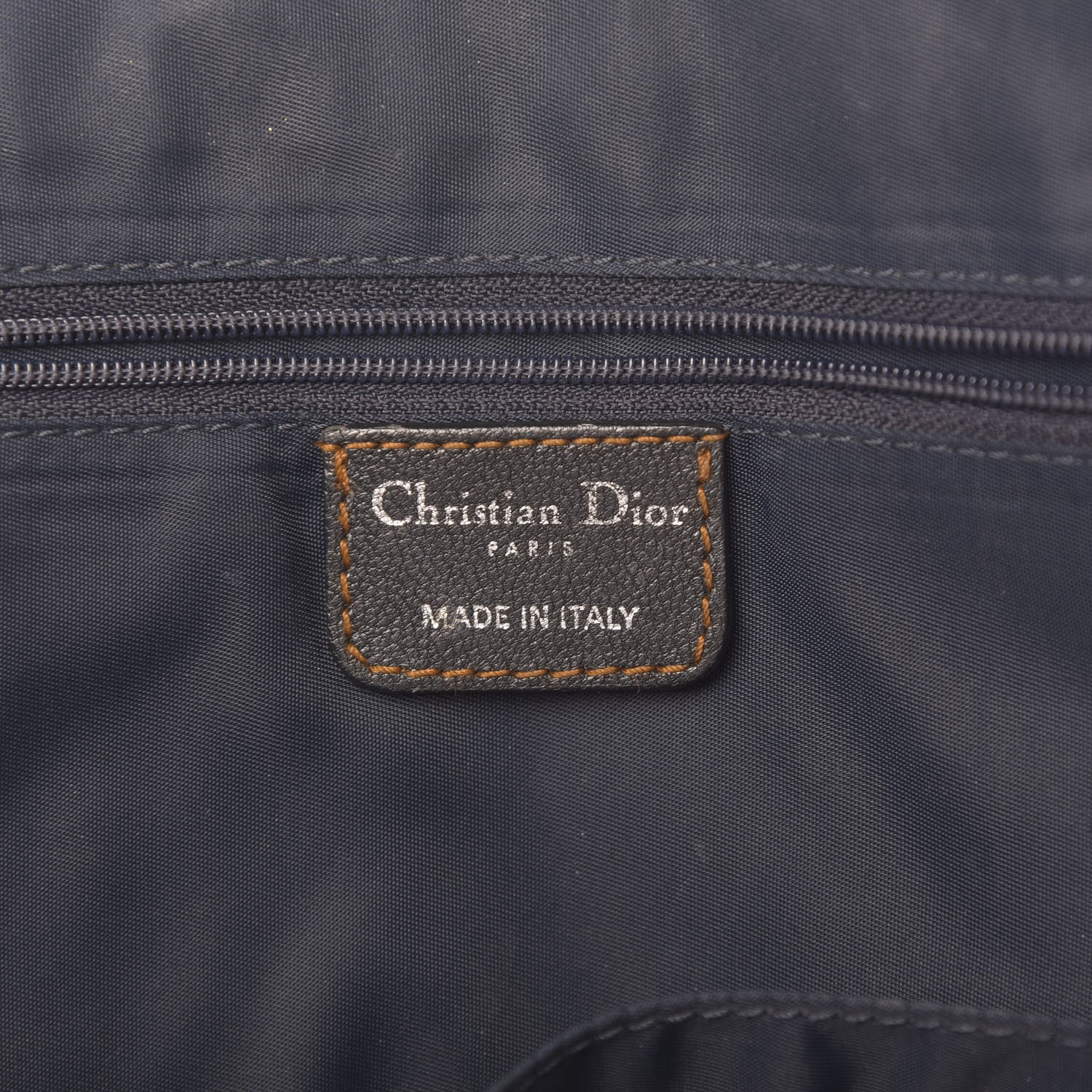 Christian Dior Monogram Traveler Satchel Navy 6 of 12