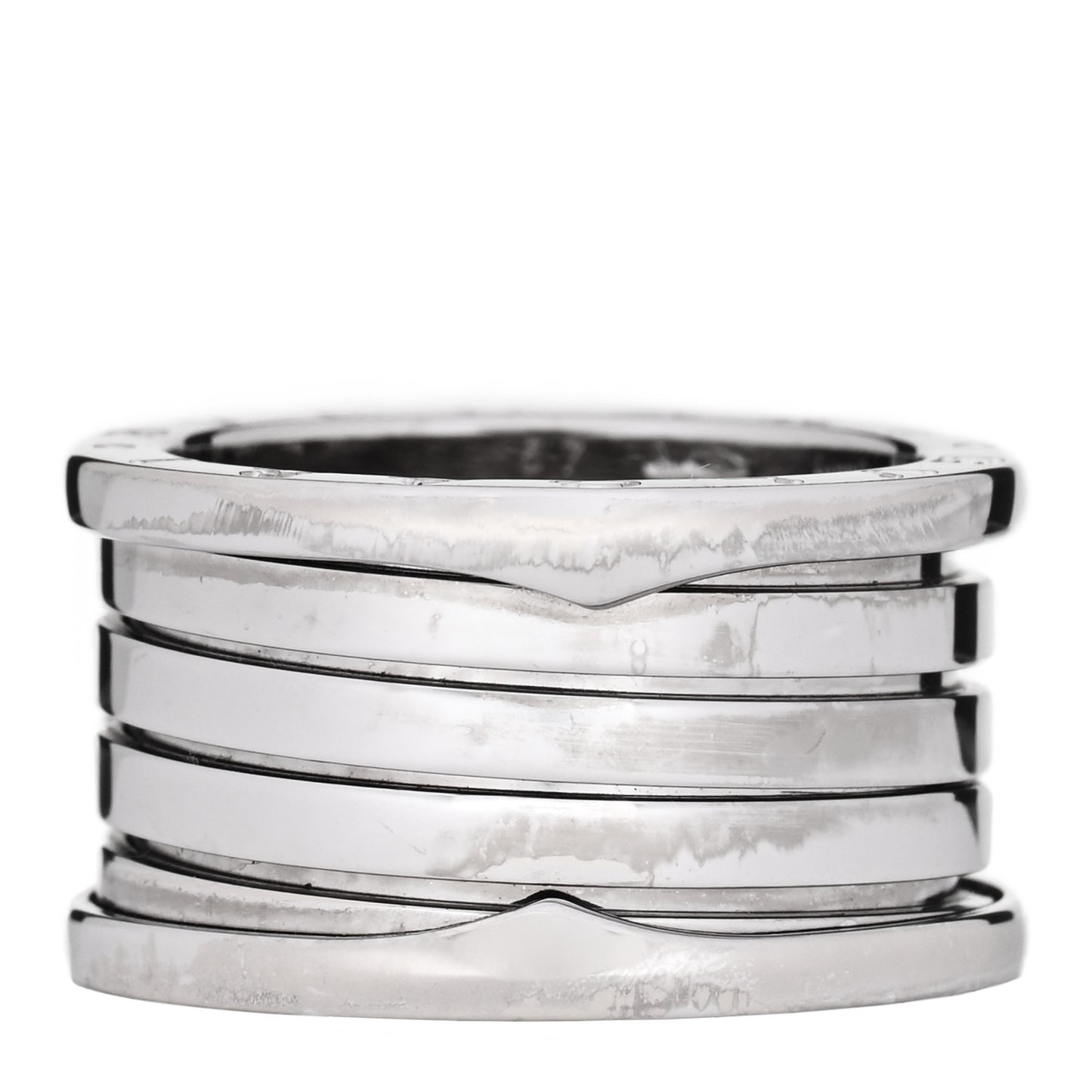 18K White Gold B.Zero1 Four-Band Ring 57 8