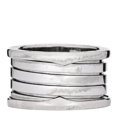 Bulgari 18K White Gold B.Zero1 Four-Band Ring 57 8 1 of 5