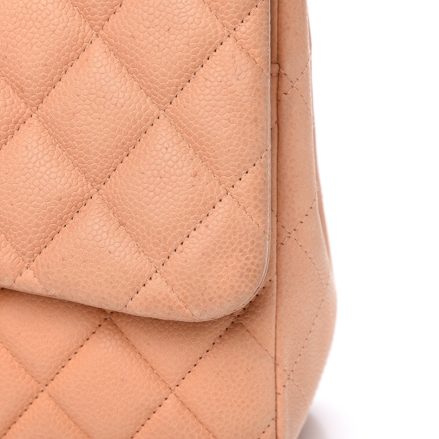 Chanel Iridescent Caviar Quilted Jumbo Double Flap Pink 13 of 19