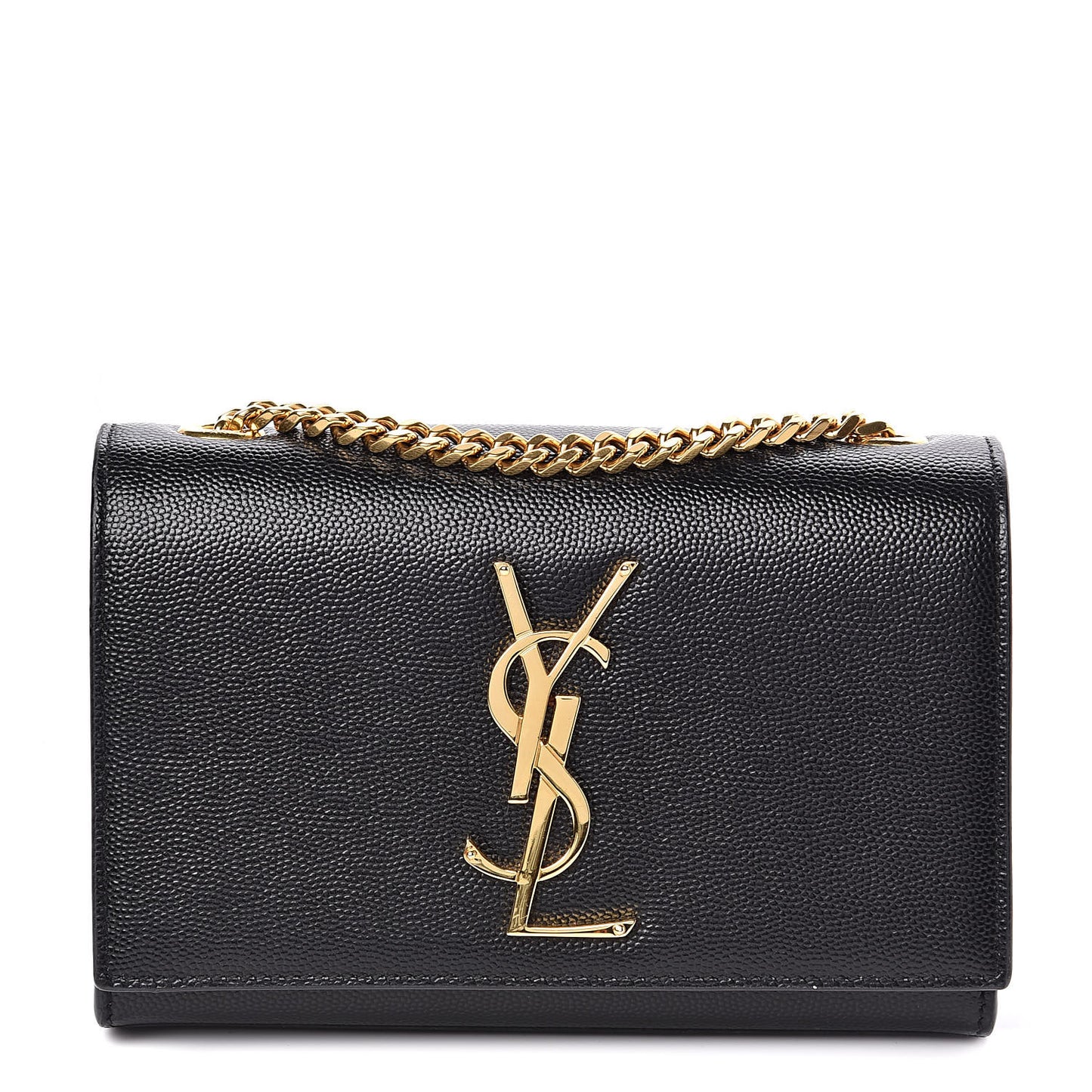 Grain De Poudre Small Monogram Kate Satchel Black