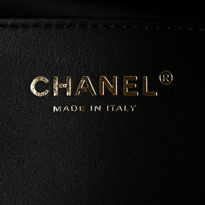 Chanel Washed Denim Quilted Small Chanel 25 Handbag Black 6 of 10