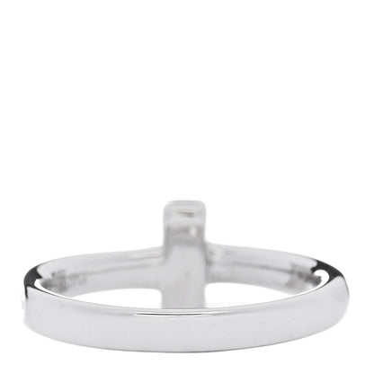 Tiffany 18K White Gold Diamond T T1 Ring 47 4 3 of 4
