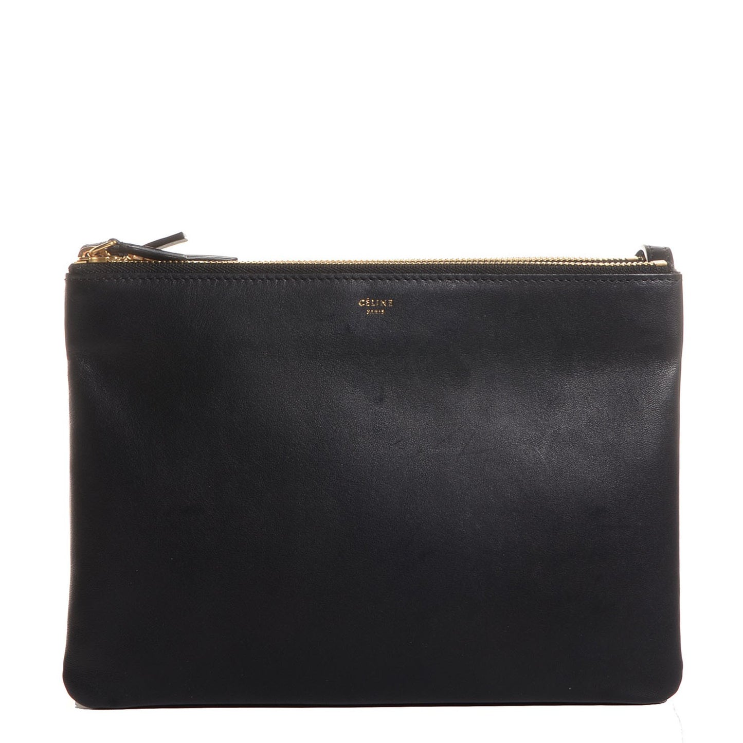 Lambskin Large Trio Crossbody Bag Navy Blue