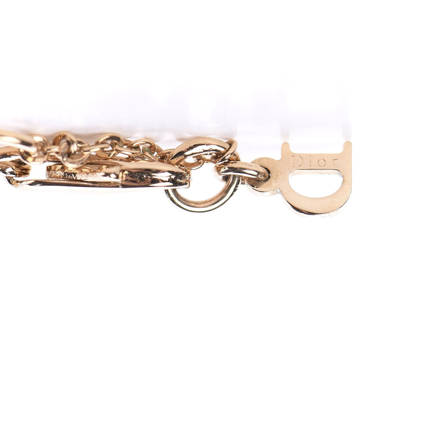 Crystal Logo Bracelet Gold
