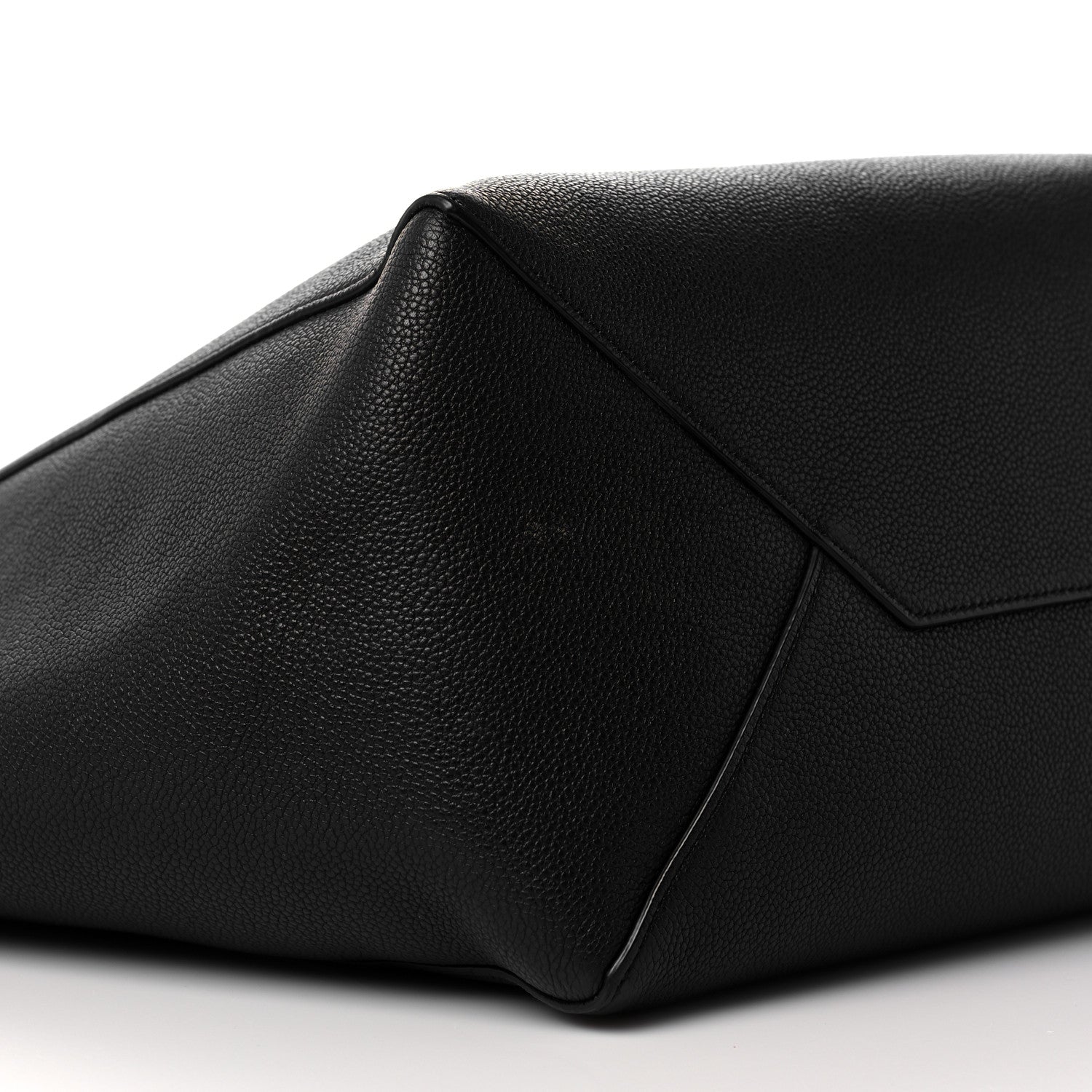 Celine Soft Grained Calfskin Small Belt Cabas Phantom Black 8 of 10
