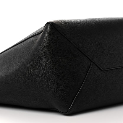 Celine Soft Grained Calfskin Small Belt Cabas Phantom Black 8 of 10