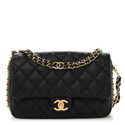 Chanel Caviar Quilted Small CC You Flap Black 1 of 10