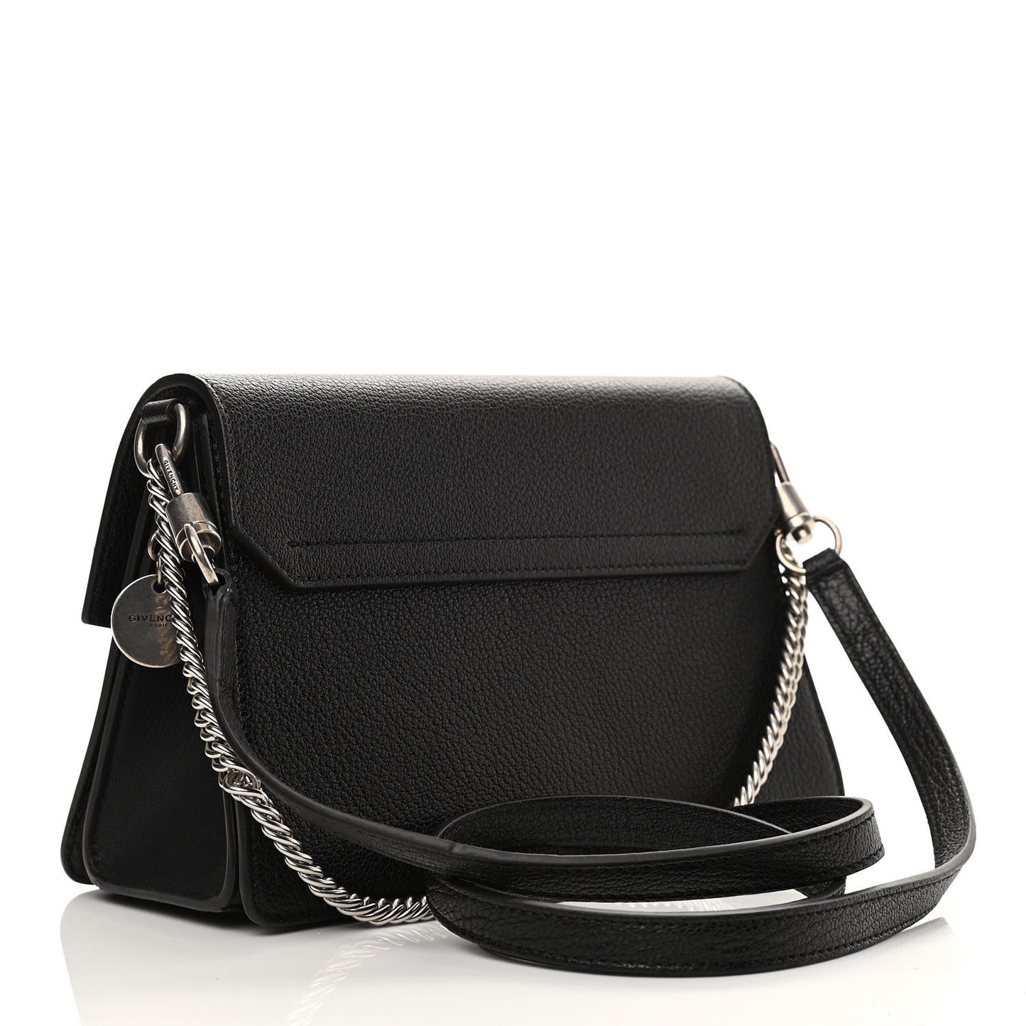 Goatskin Small GV3 Shoulder Bag Black
