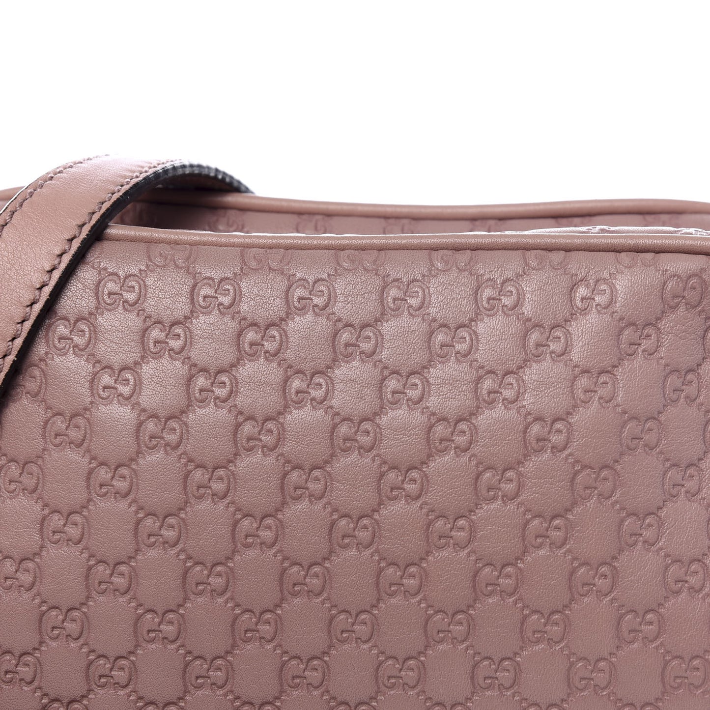Microguccissima Sunshine Disco Crossbody Bag Light Pink