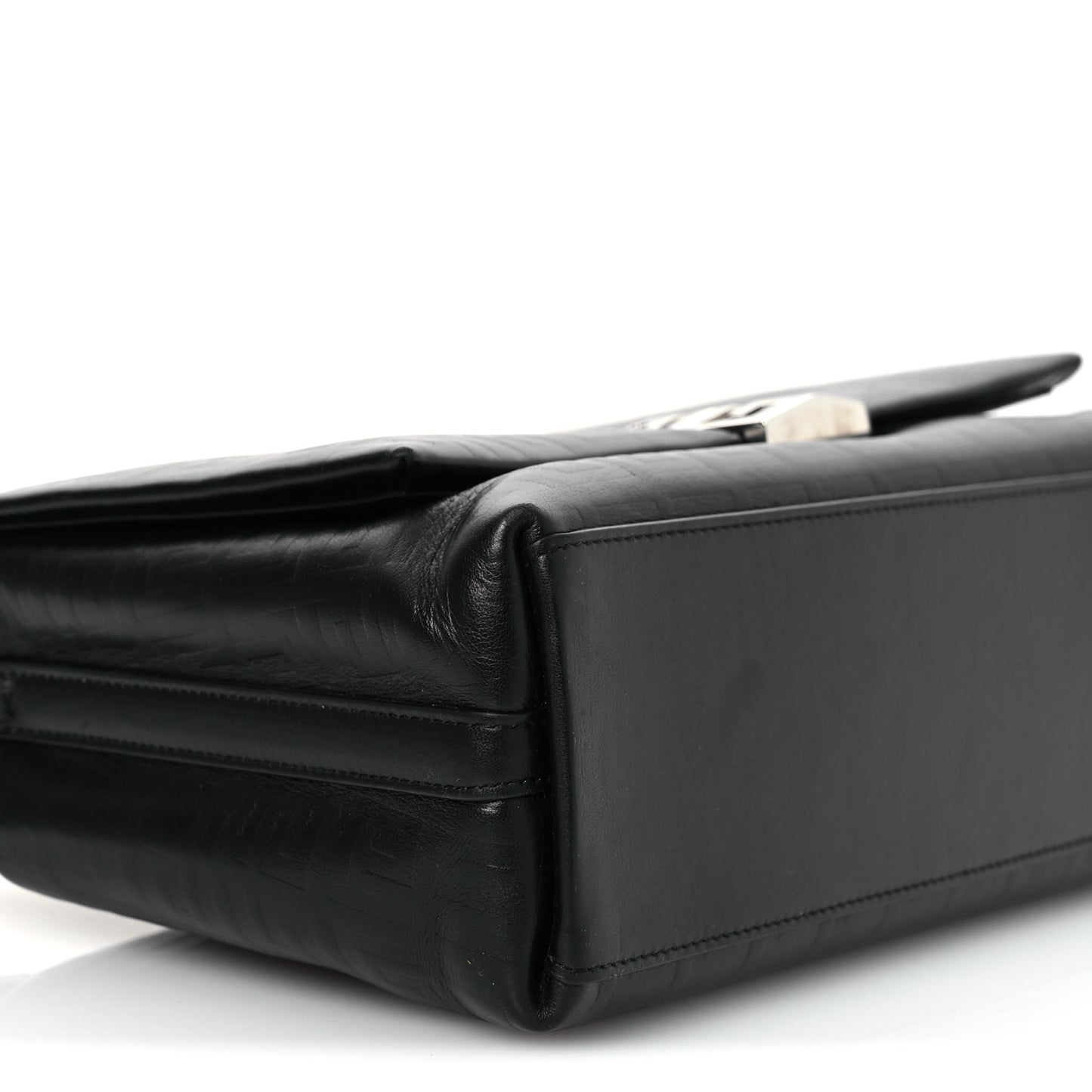 Soft Calfskin 4G Embossed Medium Shoulder Bag Black