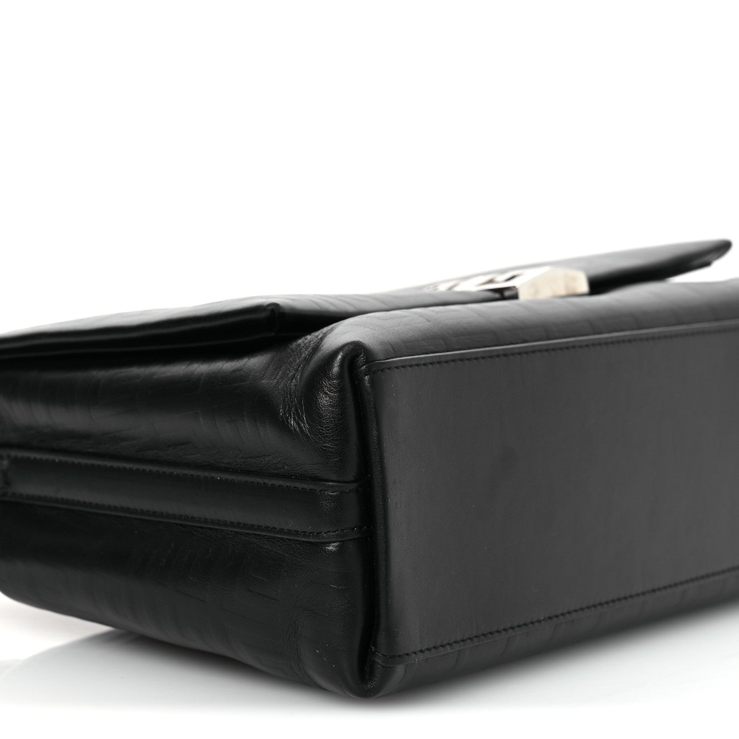 Givenchy Soft Calfskin 4G Embossed Medium Shoulder Bag Black 9 of 13