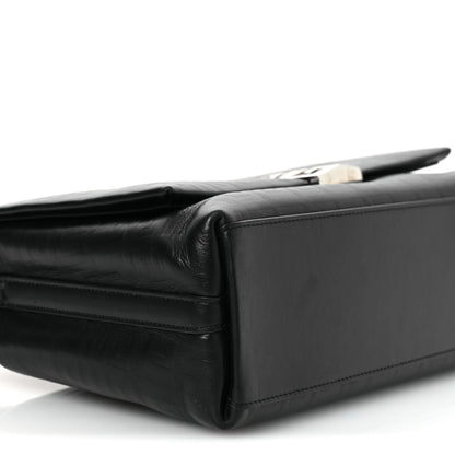 Givenchy Soft Calfskin 4G Embossed Medium Shoulder Bag Black 9 of 13