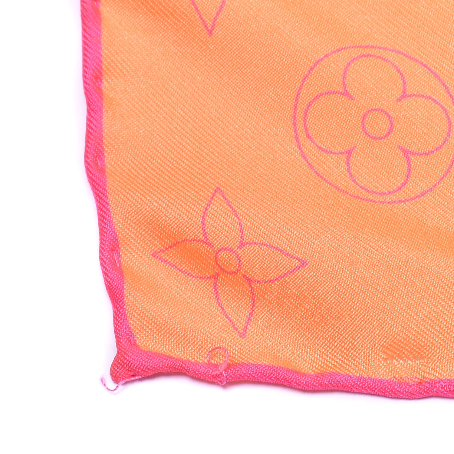 Louis Vuitton Fluo Robert Wilson Scarf Orange 4 of 4