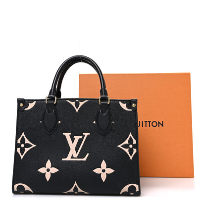 Louis Vuitton Empreinte Monogram Giant Onthego PM Black Beige 11 of 11