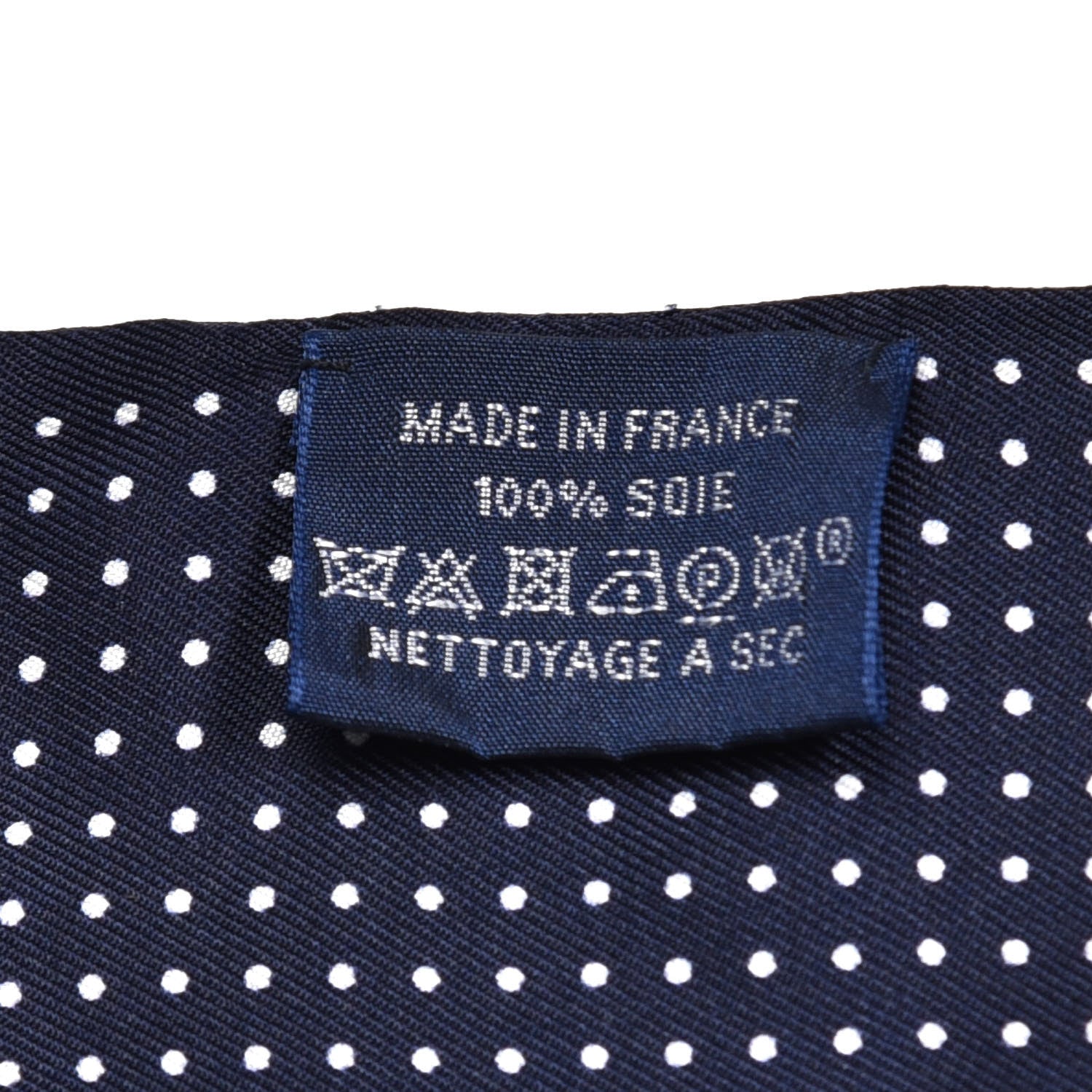 Hermes Silk Festival des Amazones Tattoo à Pois Maxi Twilly Caban Ciel White 4 of 5