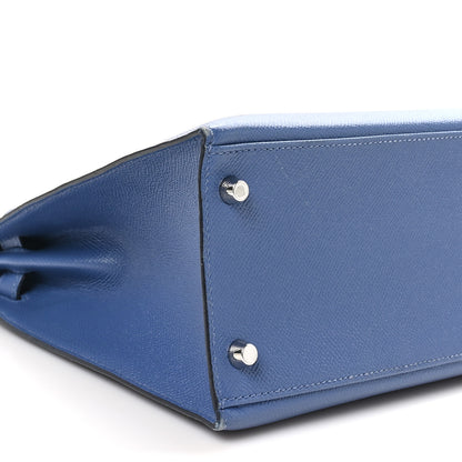 Hermes Epsom Kelly Sellier 32 Bleu Brighton 9 of 13