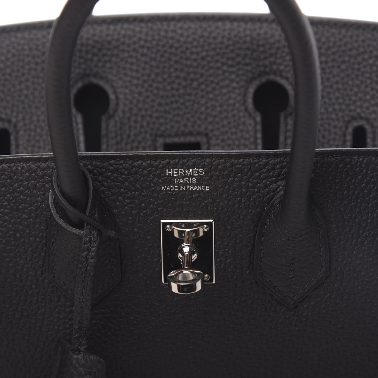 Hermes Togo Birkin 25 Black 6 of 11