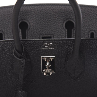 Hermes Togo Birkin 25 Black 6 of 11