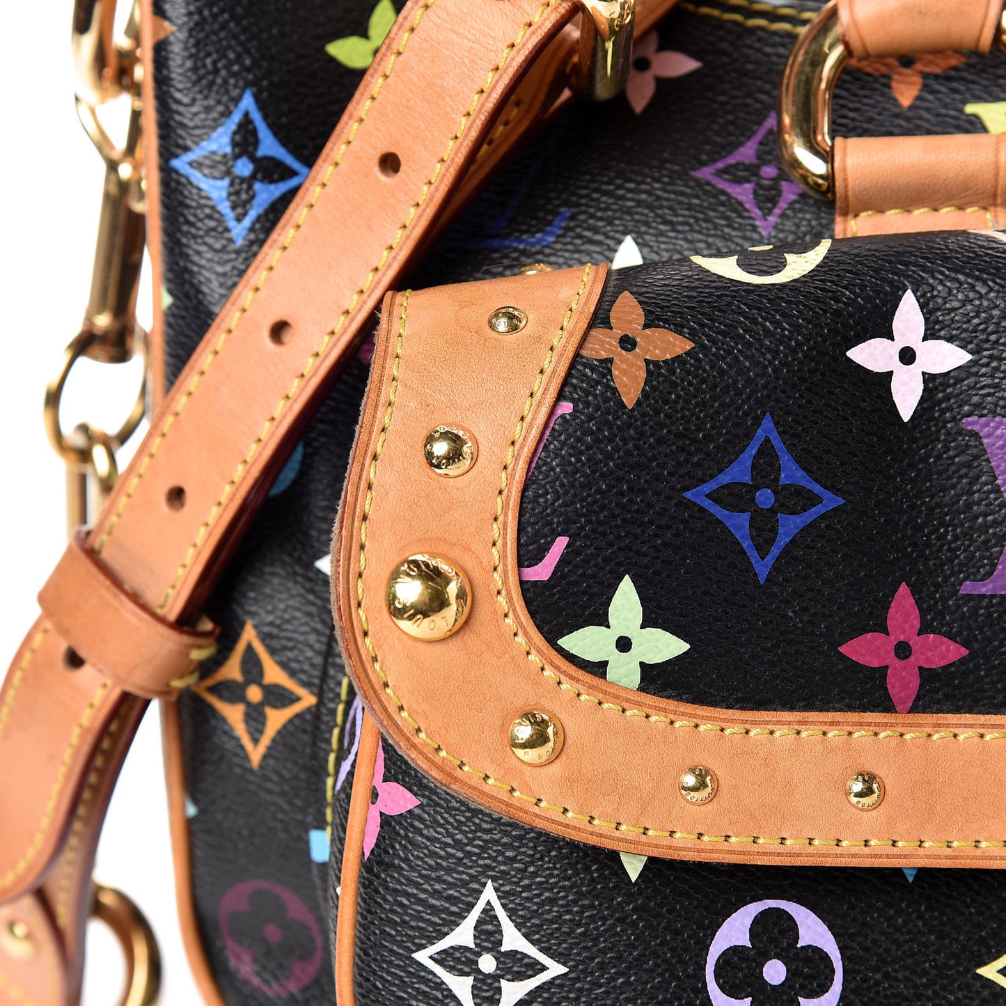 Monogram Multicolor Rita Black