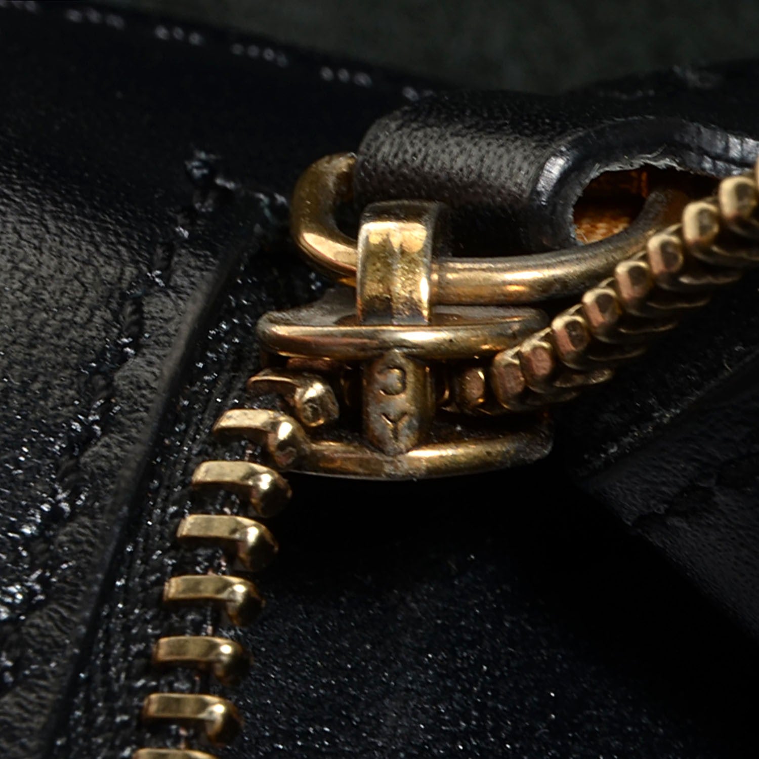 Celine Lambskin Horizontal Cabas Black 9 of 10