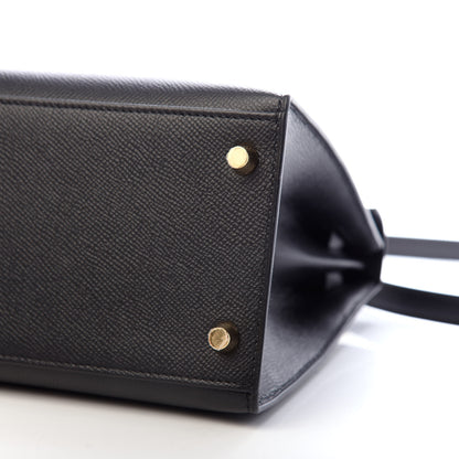 Hermes Epsom Kelly Sellier 28 Black 10 of 12