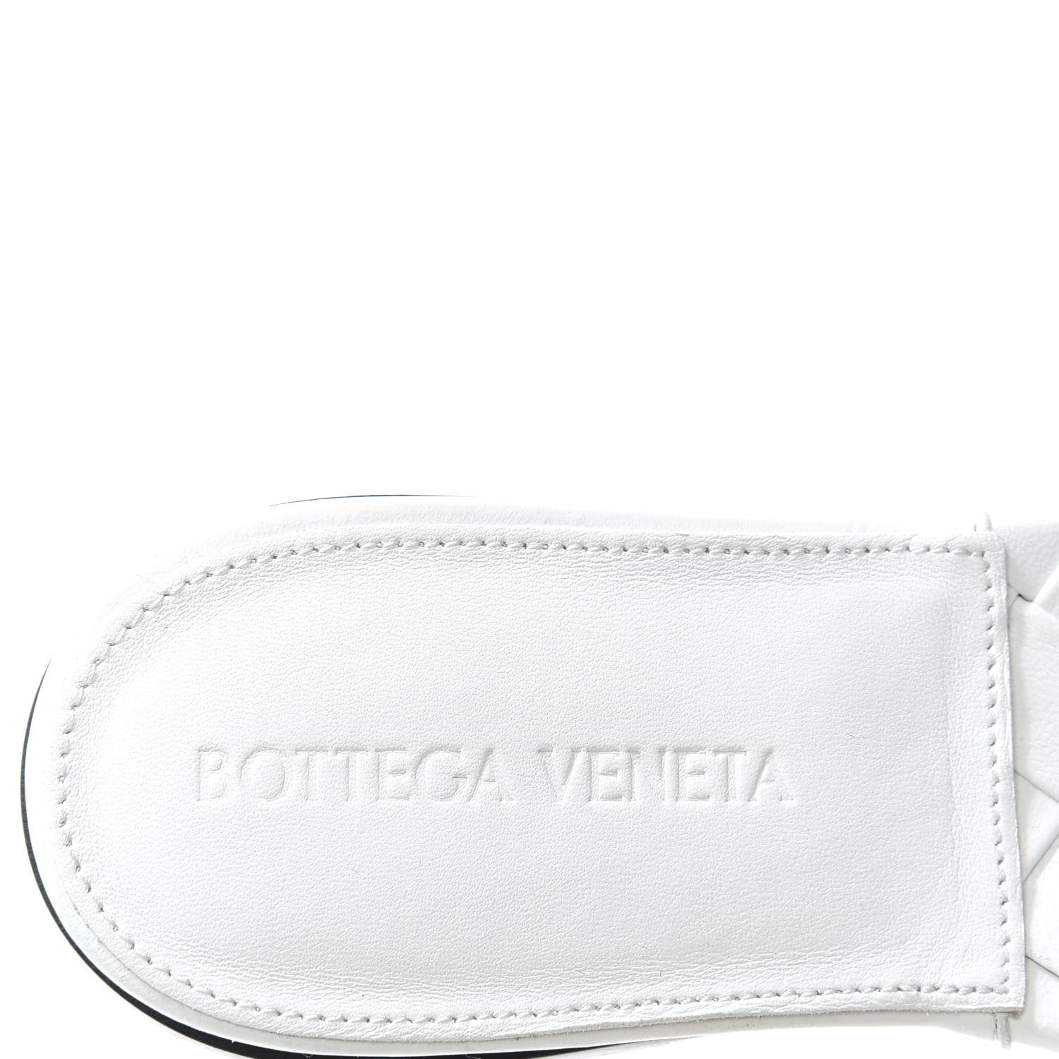 Bottega Veneta Nappa Maxi Intrecciato Lido Flat Sandals 35 Optic White 8 of 9