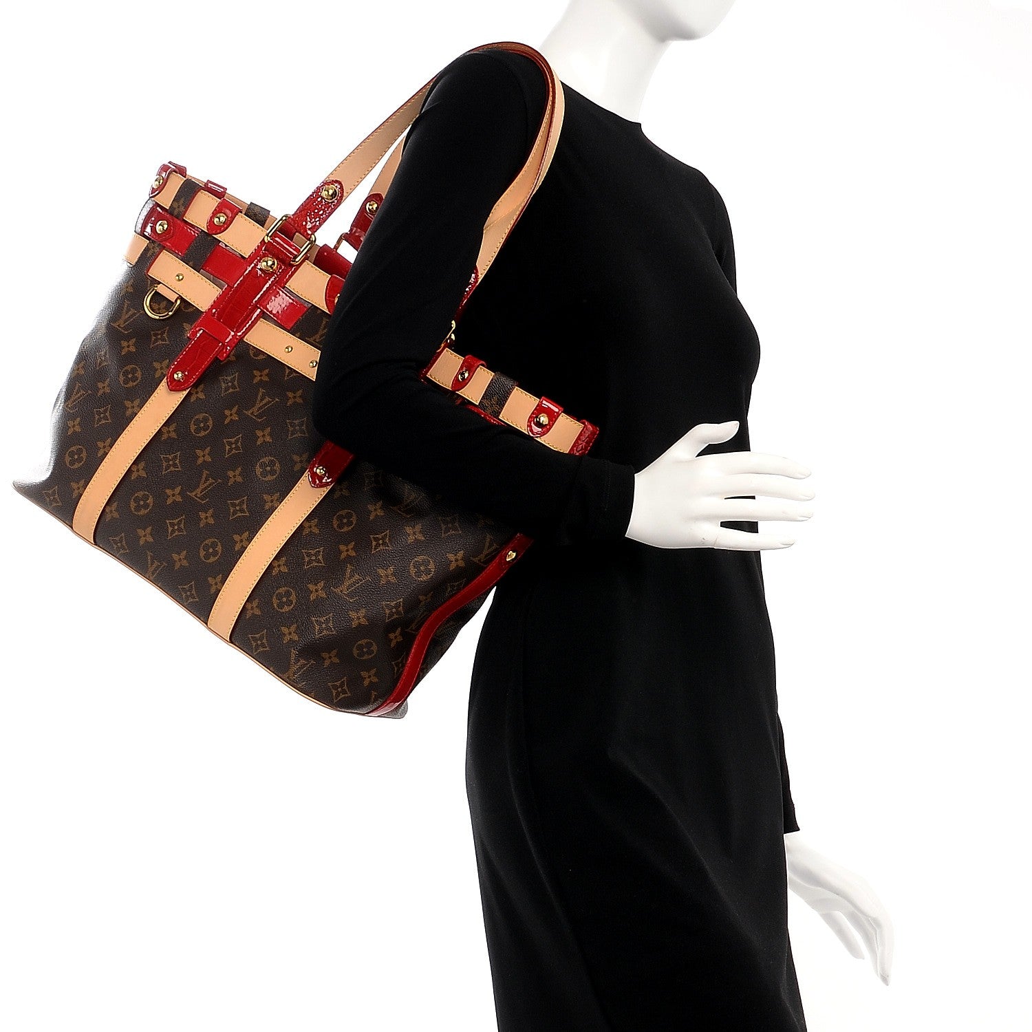 Louis Vuitton Monogram Salina MM Rubis 2 of 10