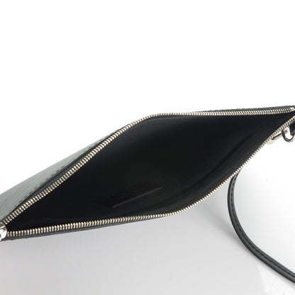Louis Vuitton Epi Neverfull Pochette MM GM Black 5 of 7