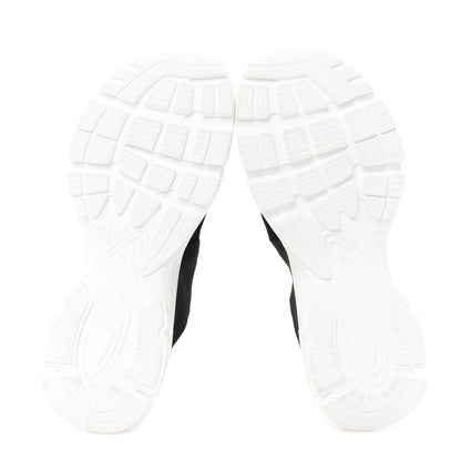 Balenciaga Neoprene Knit Womens Speed Sneakers Mules 39 Black White 5 of 9