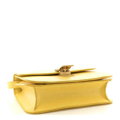 Celine Box Calfskin Teen Classic Box Flap Bag Yellow 4 of 11