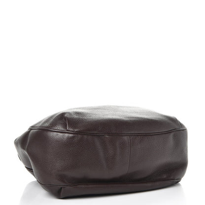 Gucci Calfskin Web Medium Dressage Hobo Coffee Brown 4 of 7