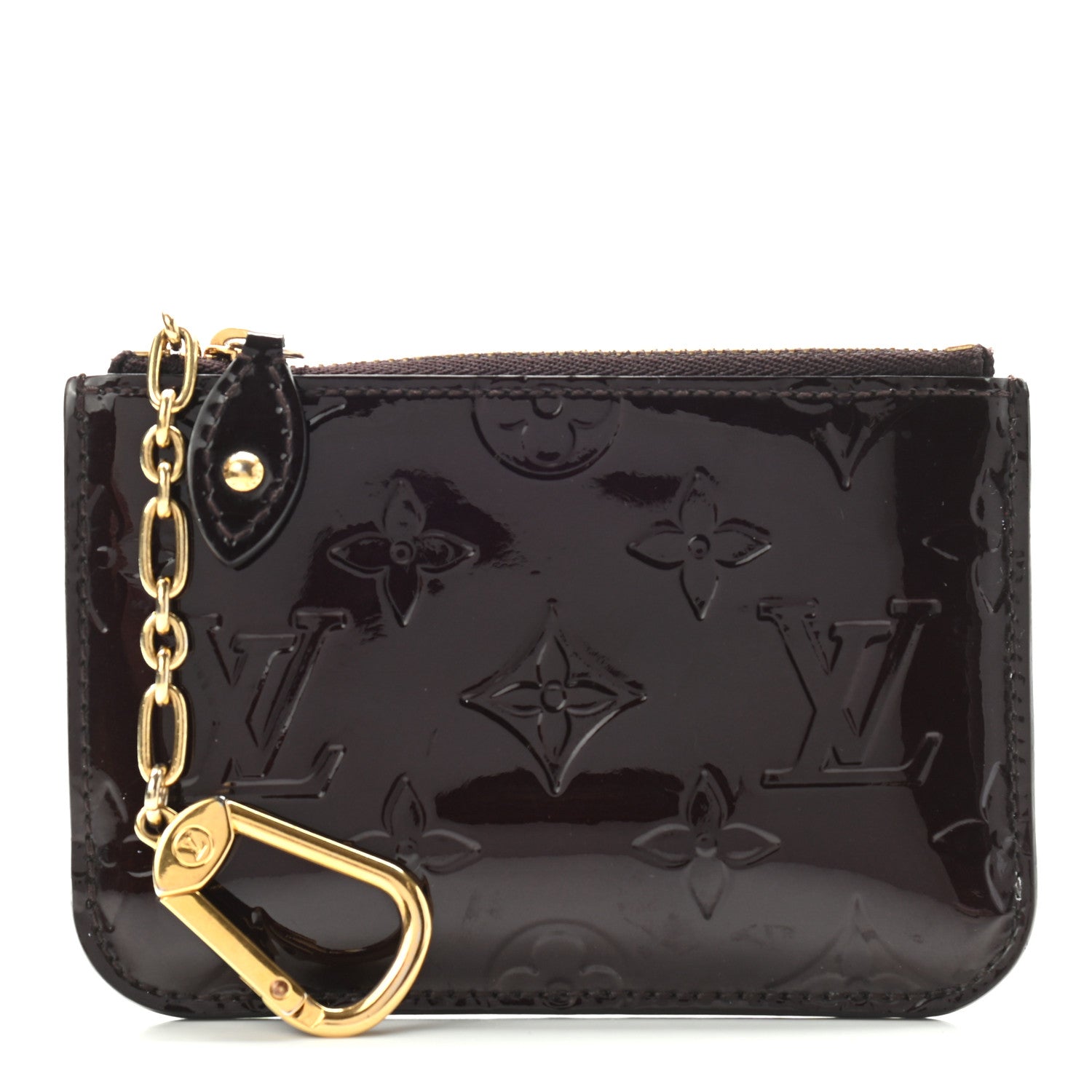 Louis Vuitton Vernis Key Pouch Amarante 1 of 6