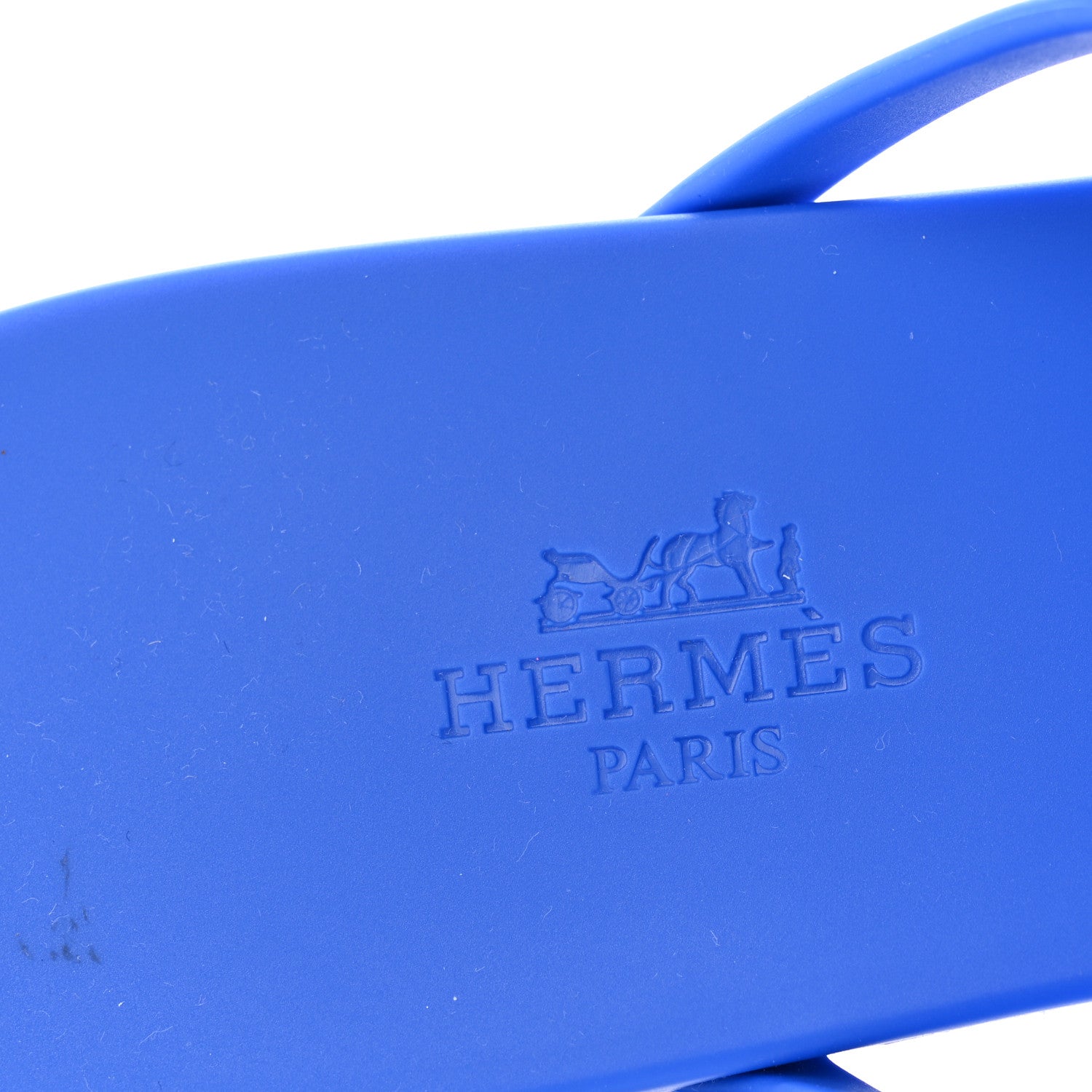 Hermes Rubber Womens Egerie Sandals 39 Bleu Outremer 7 of 8