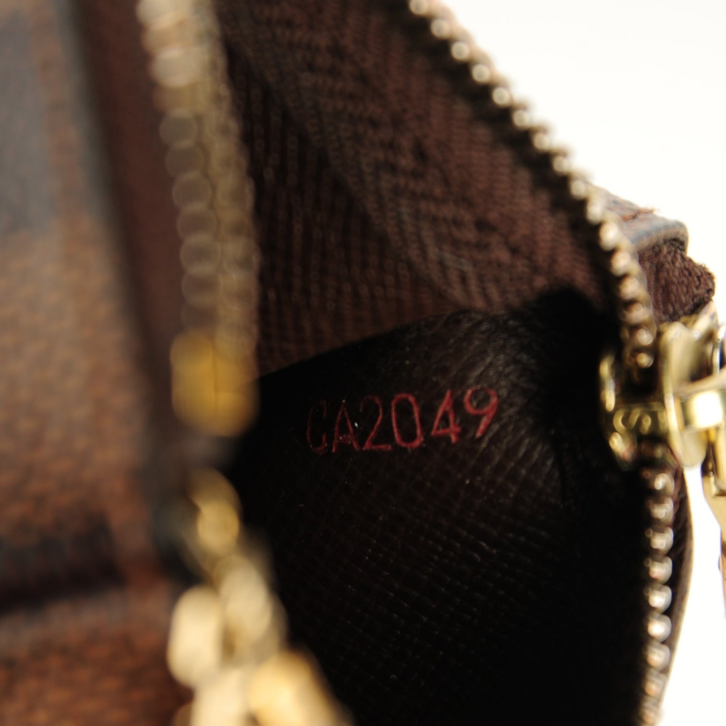 Damier Ebene Key Pouch