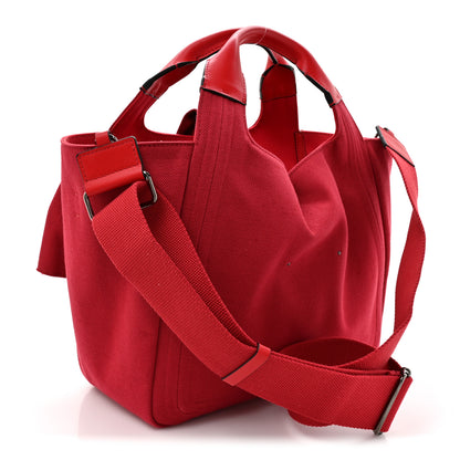 Valentino Garavani Canvas Atelier 02 Bow Edition Small Tote Bag Red 4 of 11