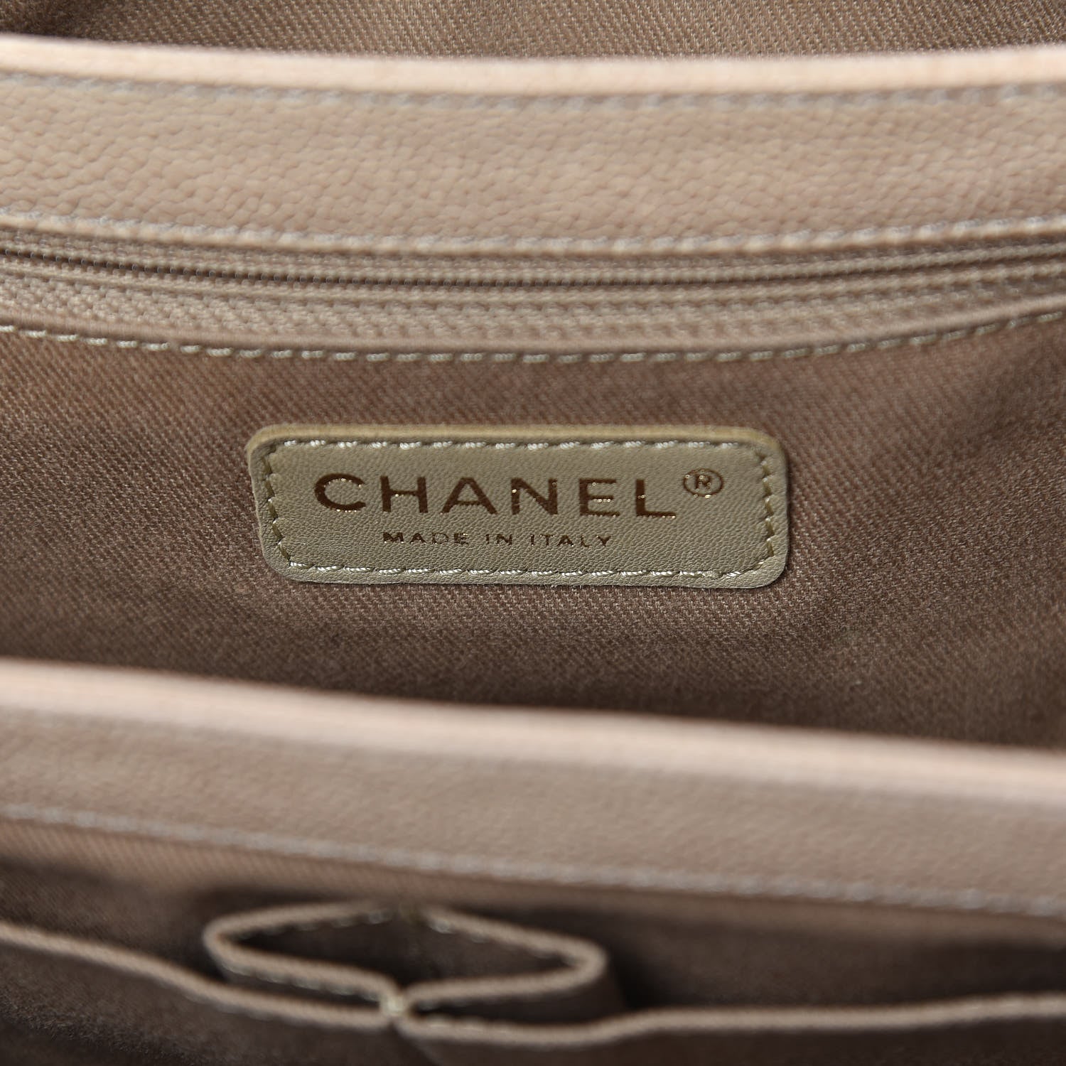 Chanel Caviar Quilted Medium Mademoiselle Flap Beige 6 of 11