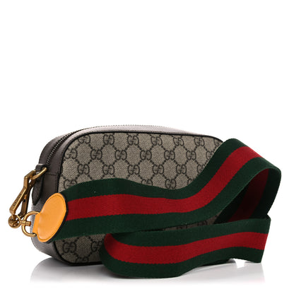 Gucci GG Supreme Monogram Web Neo Vintage Shoulder Bag Beige New Acero Crop 3 of 9