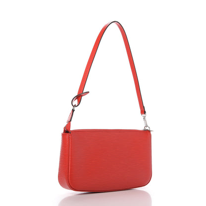 Louis Vuitton Epi Pochette Accessories NM Coquelicot 3 of 10