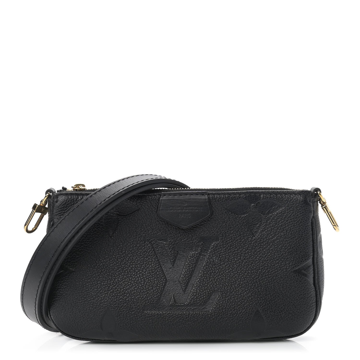 Louis Vuitton Empreinte Monogram Giant Multi Pochette Accessories Large Pochette Black 1 of 9