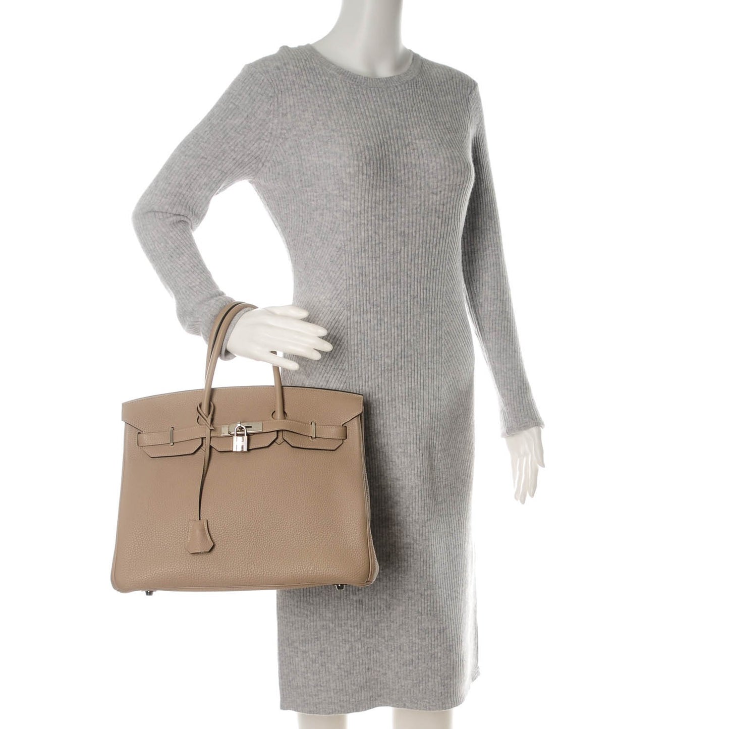 Togo Birkin 35 Gris Tourterelle