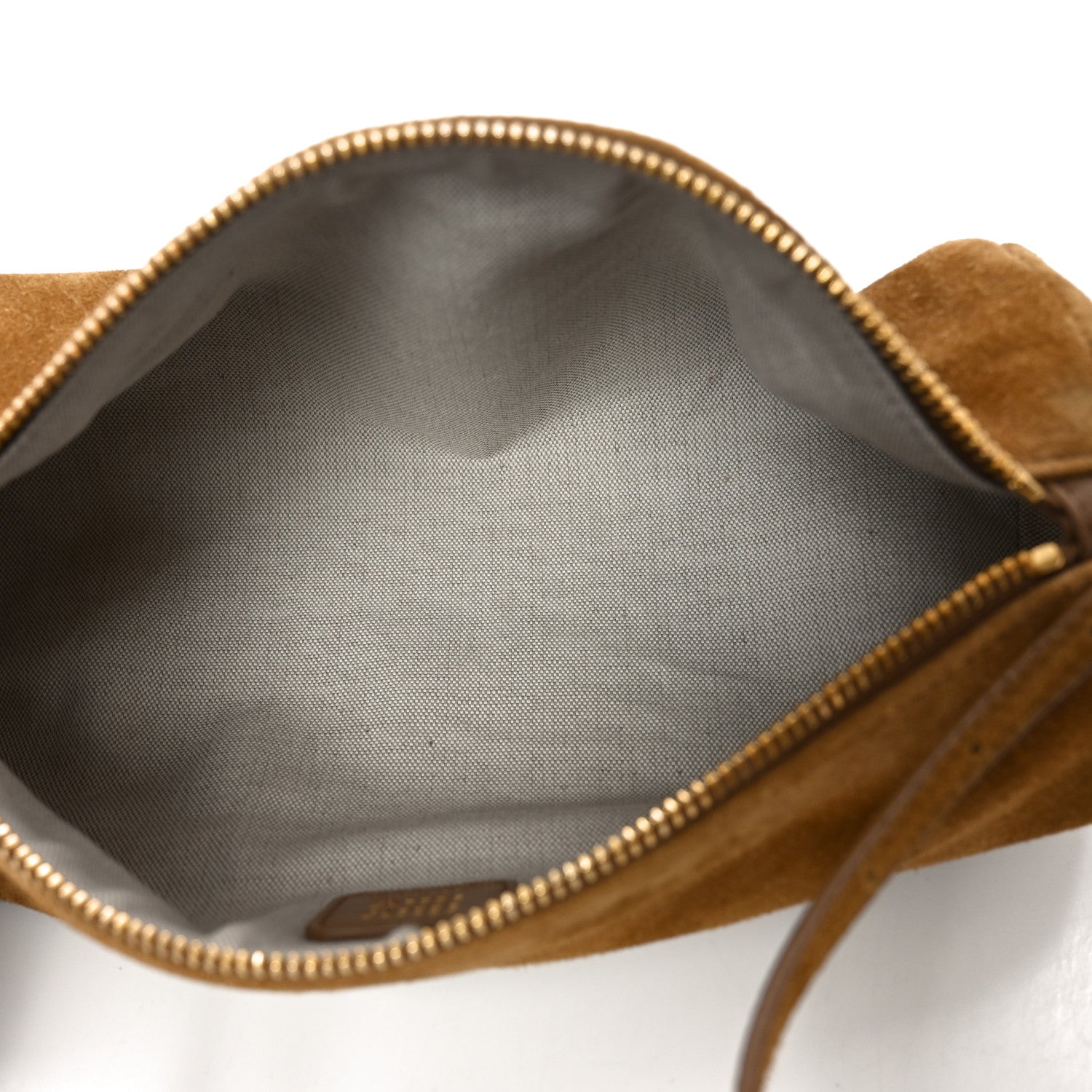 Miu Miu Suede Pouch Olive Green 5 of 9