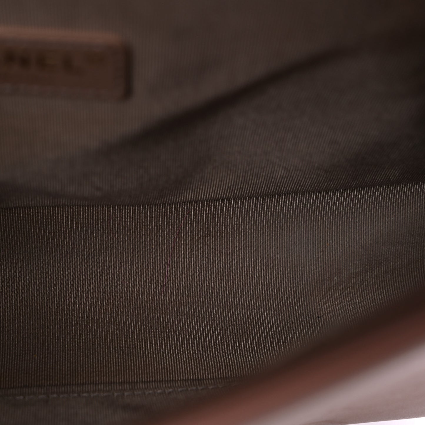 Lambskin Chevron Quilted New Medium Boy Flap Beige